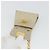 Borsa Pouch in Suede Beige e Oro Gancini di Salvatore Ferragamo Auth YKZ1630 D'oro - vista 9