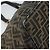 Borsa a mano in tela Zucca FENDI nera marrone oro Auth YKZ069 Nero D'oro - vista 15