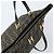 Borsa a mano in tela Zucca FENDI nera marrone oro Auth YKZ069 Nero D'oro - vista 6