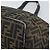 Borsa a mano in tela Zucca FENDI nera marrone oro Auth YKZ069 Nero D'oro - vista 8