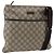 Borsa a Spalla GG Supreme in PVC Beige e Argento di GUCCI 141626 Auth ka3675