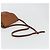 Borsa a Spalla Burberrys in Pelle Marrone Oro Auth hk3693 D'oro - vista 7