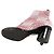 Louis Vuitton Botas de terciopelo rosa - vista 5