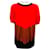 Farbenblock Baumwollstrickpullover in Rot / Braun / Schwarz Plan C Mehrfarben  - Ansicht 1