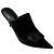 Autre Marque Mule in pelle nera con punta affusolata Antonelli Firenze Nero