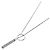 Collana Lariat Gucci in Oro Bianco 18K