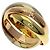 Anello Trinity Cartier Oro Rosa Bianco e Giallo 18K