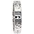 Anello Band Gucci Icon #10 in oro bianco 18K - vista 3