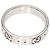 Anello Band Gucci Icon #10 in oro bianco 18K - vista 4