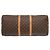 Keepall Borsa Boston Louis Vuitton - Monogramma Marrone - vista 3
