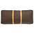 Borsa Boston Keepall 60 Monogram Louis Vuitton Marrone Monogramma - vista 3