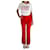 Pantalones rojos de corte recto Msgm Roja  - vista 1