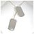 Collana Piastra Dog Tag 925 Gucci - vista 3