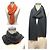 Stola reversibile in cashmere e seta Hermès Marrone Arancione - vista 2
