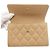 Chanel Boy Geldbörse mit goldener Hardware Beige - Ansicht 4