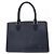 Prada Saffiano Lederhandtasche Marineblau - Ansicht 2