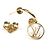 Louis Vuitton Blooming Gold Metallohrringe Golden - Ansicht 4