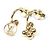 Louis Vuitton Blooming Gold Metallohrringe Golden - Ansicht 5