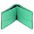 Slender Billetera bi-fold Monogram Eclipse Louis Vuitton Verde  - vista 2