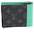 Slender Billetera bi-fold Monogram Eclipse Louis Vuitton Verde  - vista 4
