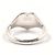 Anello Gucci Heart Interlocking G Argento - vista 3