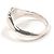 Anello Gucci Heart Interlocking G Argento - vista 4