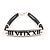 Tiffany & Co Bracciale charm numerico Tiffany Atlas Nero Argento