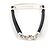 Tiffany & Co Bracciale charm numerico Tiffany Atlas Nero Argento - vista 2