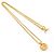 Collana Vintage CD Logo Christian Dior D'oro - vista 3