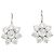 Autre Marque Pendientes de dormir, oro blanco y diamantes.