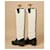 Cambon Botas Chanel Modelo Único Negro Blanco roto  - vista 3