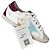 Golden Goose Sneaker basse Superstar in pelle bianca e paillettes Rosa Bianco Blu