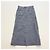 Max Mara Gonna Lunga in Lino Blu Micro Pied-de-Poule - vista 2