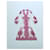 Robe midi Zimmermann Bells Paisley rouge en lin Rose Blanc  - vue 2