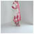 Robe midi Zimmermann Bells Paisley rouge en lin Rose Blanc  - vue 4