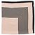 Autre Marque Foulard crema e nero in seta Beige - vista 2