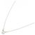 Elsa Peretti Tiffany & Co. By the Yard 925 Silber Diamant Halskette - Ansicht 2