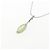 Autre Marque Collana in oro bianco Au750 con peridoto e diamanti Argento - vista 4