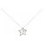 Autre Marque Collana di diamanti K14WG K18 Argento
