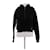Sonia Rykiel Schwarzer Wollpullover mit Reißverschluss  - Ansicht 1