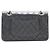 Chanel Borsa Classic Double Flap media in pelle di agnello nera 2002 Nero - vista 2