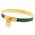 Bracciale Kelly di Hermès con motivo a lucchetto D'oro Verde