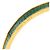 Bracciale Kelly di Hermès con motivo a lucchetto D'oro Verde - vista 5