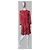 Abito Midi in Seta Floreale Msgm Rosso Multicolore - vista 2