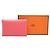 Billetera bi-fold/monedero Calvi Duo de Hermès Rosa - vista 7