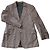 Autre Marque Burberrys Vintage Check Wool Blazer Brown Red Blue Green