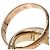 Anello Cartier Trinity in oro rosa bianco e giallo 18K - vista 4