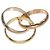 Anello Cartier Trinity in oro rosa bianco e giallo 18K - vista 7