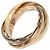 Anello Cartier Trinity in oro rosa bianco e giallo 18K