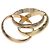 Anello Cartier Trinity in oro rosa bianco e giallo 18K - vista 6